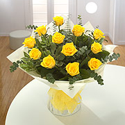 A Dozen Yellow Roses Aqua