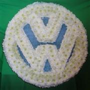 VW Badge  funeral tribute